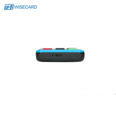 Κινητή μηχανή θέσεων πώλησης επίδειξης LCD με το συγγραφέα αναγνωστών καρτών