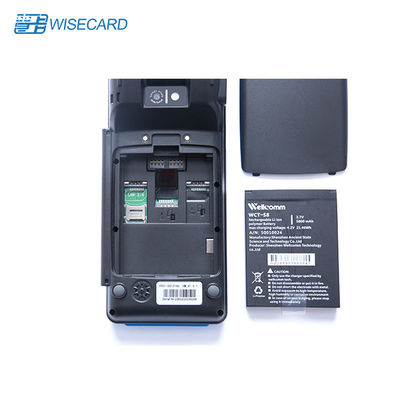 Φορητή POS μηχανή NFC 13.56MHz MTK MT8735 POS 5,5 ίντσας θερμικός εκτυπωτής