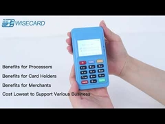 PCI PTS Portable MPOS Android Payment Terminal Wisecard για κάρτα IC