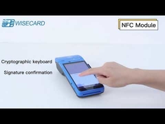 EMV 5800mAh Οθόνη αφής Τερματικό POS PCI 5.0 NFC Φορητό μηχάνημα POS