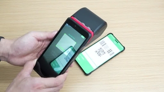 Επίδειξη λειτουργίας ασφαλών πληρωμών του μηχανήματος Wisecard T80N POS